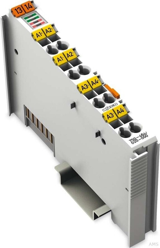 WAGO 750-464 – 4-Kanal-Analogeingangsklemme – Gebraucht, Sehr Guter Zustand, Made In Germany, CODESYS-kompatibel