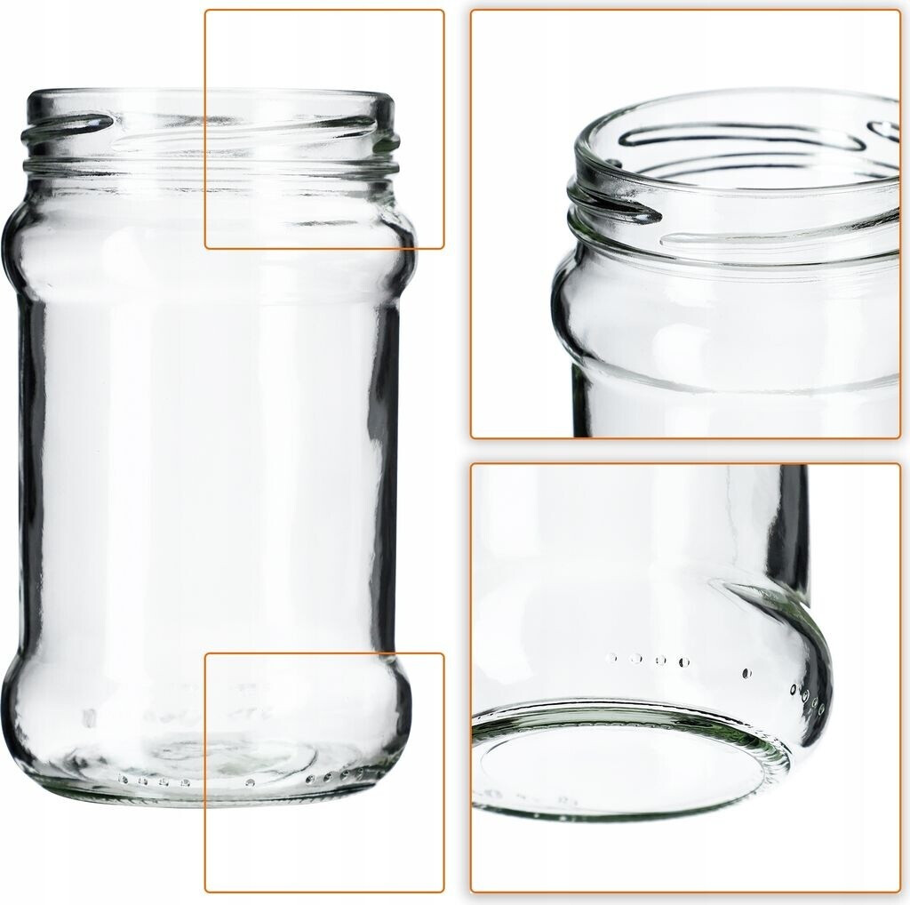 KADAX Weckgläser 2,5 L – 12 Stück, Mit Weißem Deckel, Ø 100 Mm, Ideal Zum Einmachen Und Einkochen Weckgläser 2,5 Liter