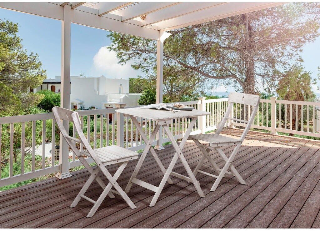 Möbilia Gardenson Balkonset 3-tlg. Akazienholz grau, klappbar (31020012) ab 101,64 € (Oktober 2026)
