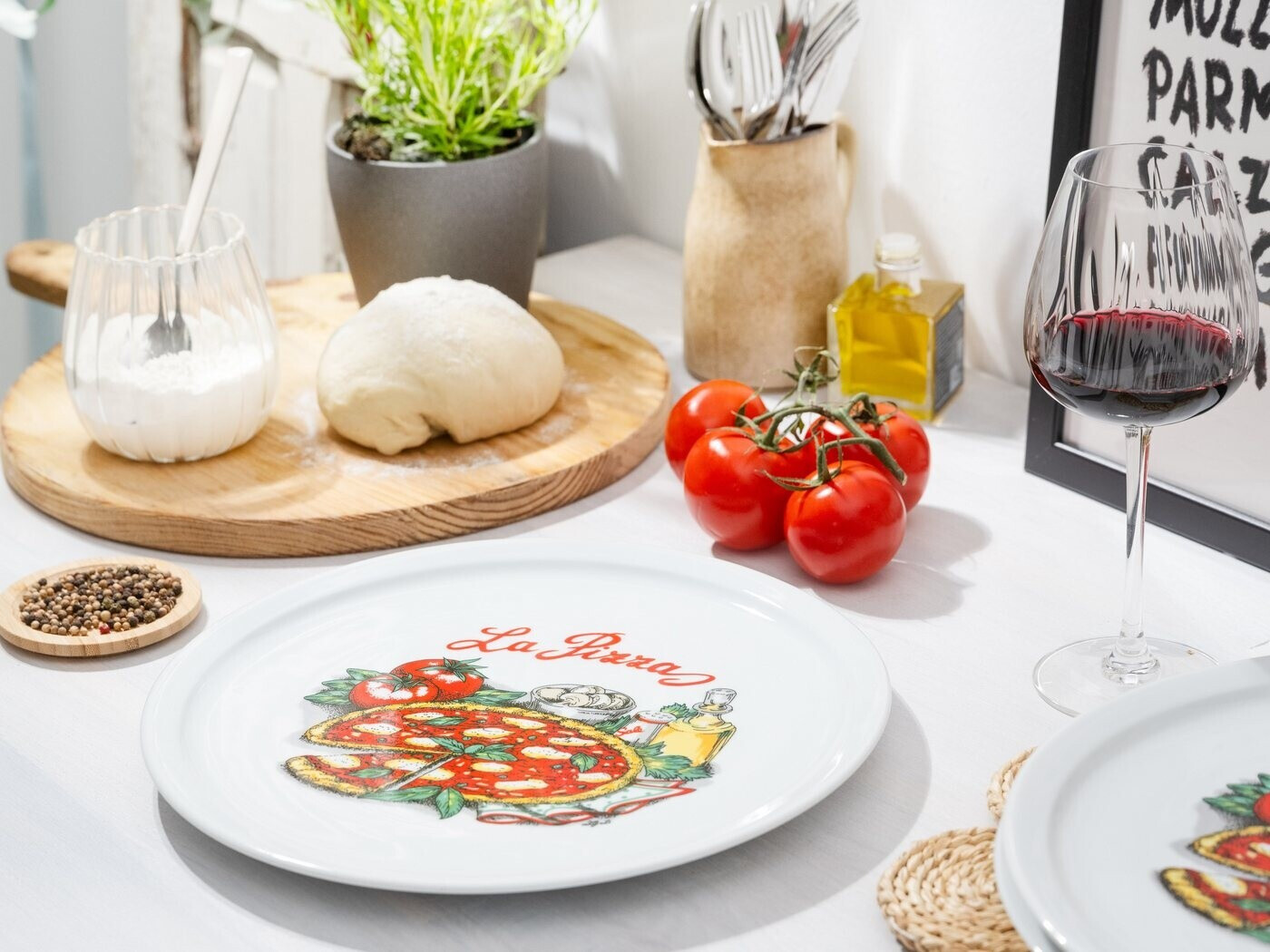 CreaTable Milano La Pizza Pizzateller 4-tlg., Porzellan, Ø30cm (24440) ab 35,90 € (Oktober 2026)