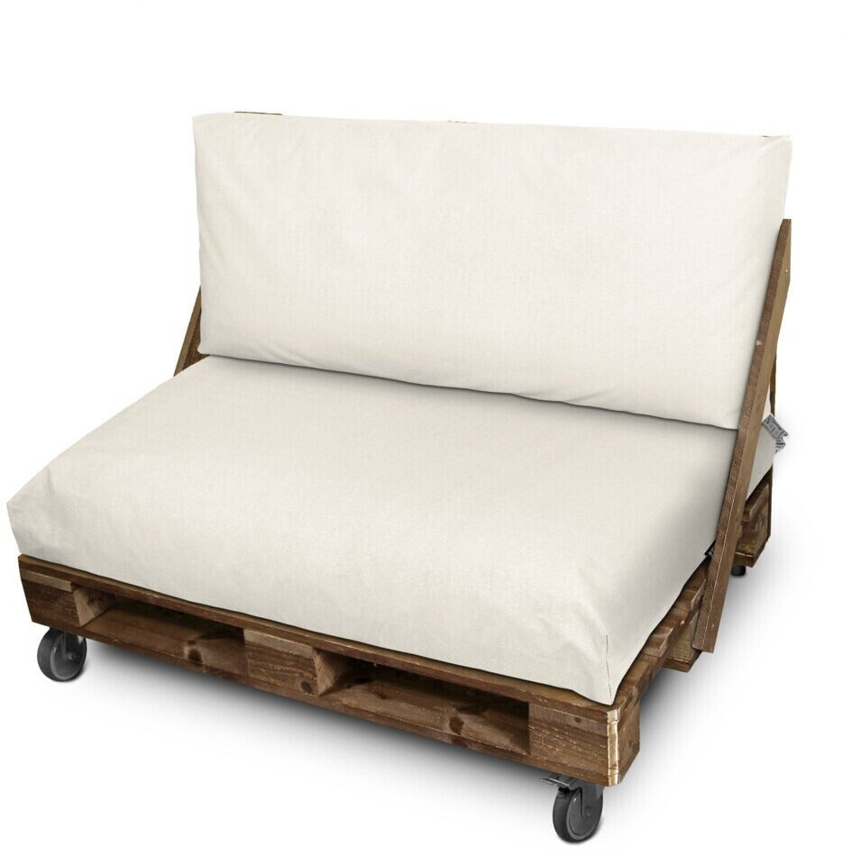 Happers Palettenkissen-Set Sitz 120x80x20 + Rücken 120x45x25 Ecru Naylim (503351) ab 125,99 € (Oktober 2026)