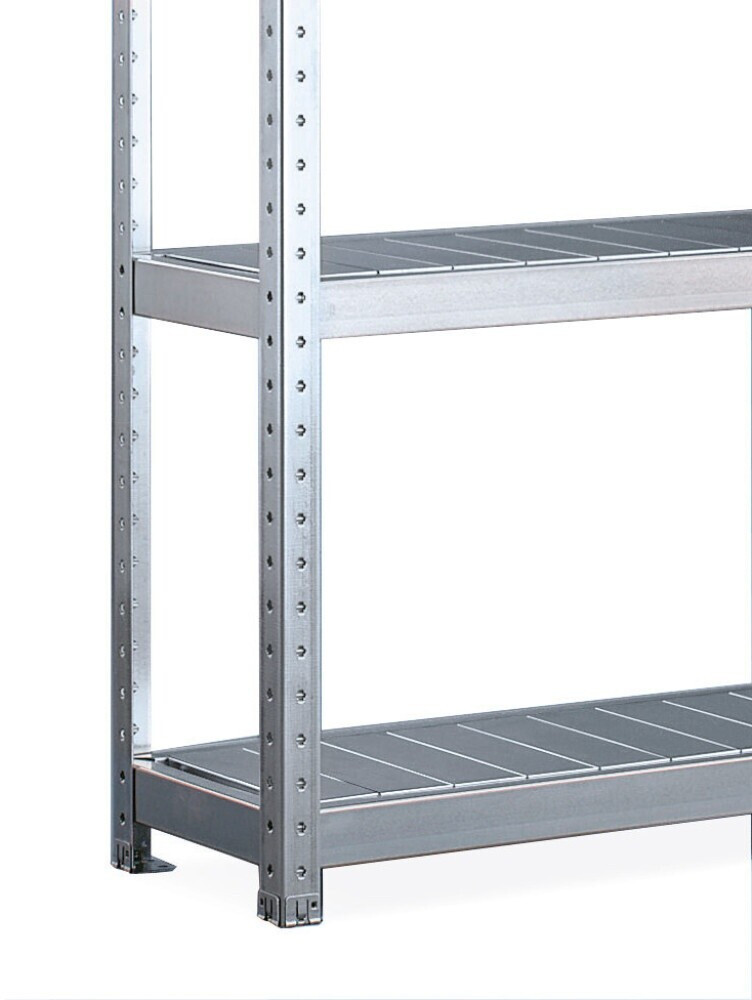 Spann Rack META Speed-Rack Weitspannregal 297×170×40cm, Stahlpaneele, verzinkt ...