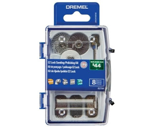 Dremel EZ726-01 Schleif- & Polierset 8-teilig – EZ Lock, Für Detailreinigung, Polieren, Inkl. Box