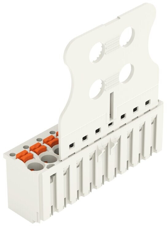Wago 1-Leiter-Federleiste Push-in CAGE CLAMP® lichtgrau (2091-1110) ab ...