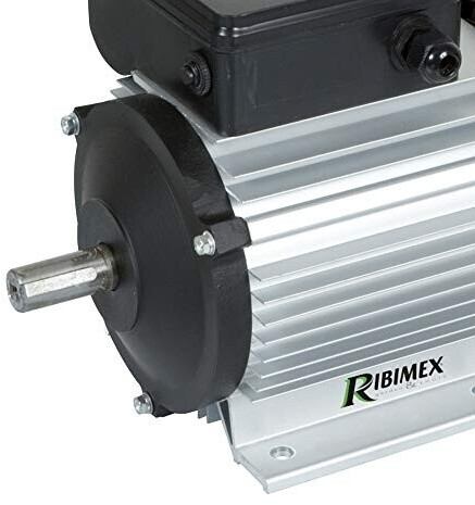 RIBIMEX Elektromotor – 2 PK – 1 Fase – 2750 T/min – Incl. Schakelaar – Aluminium Behuizing