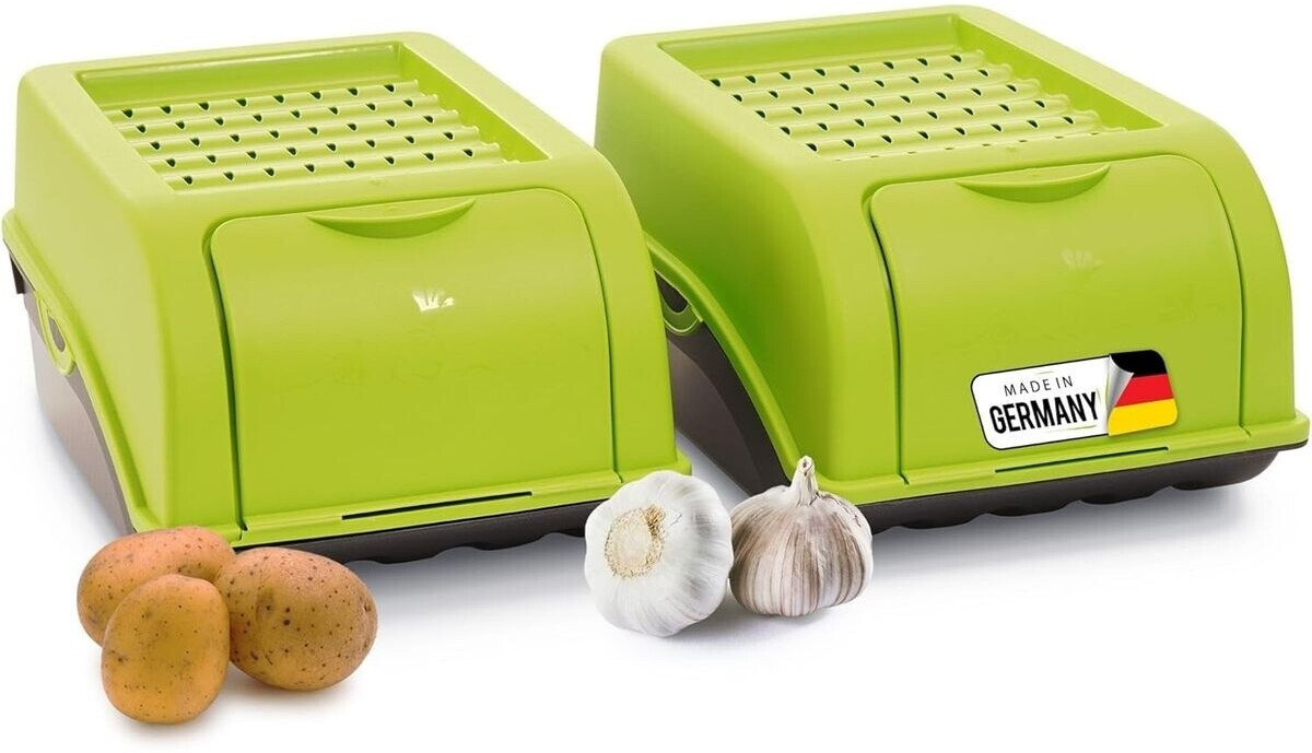 Novaliv Gemüse-Aufbewahrungsbox stapelbar 3,5L, 2er-Set, Grün ab 24,99 € (Oktober 2026)