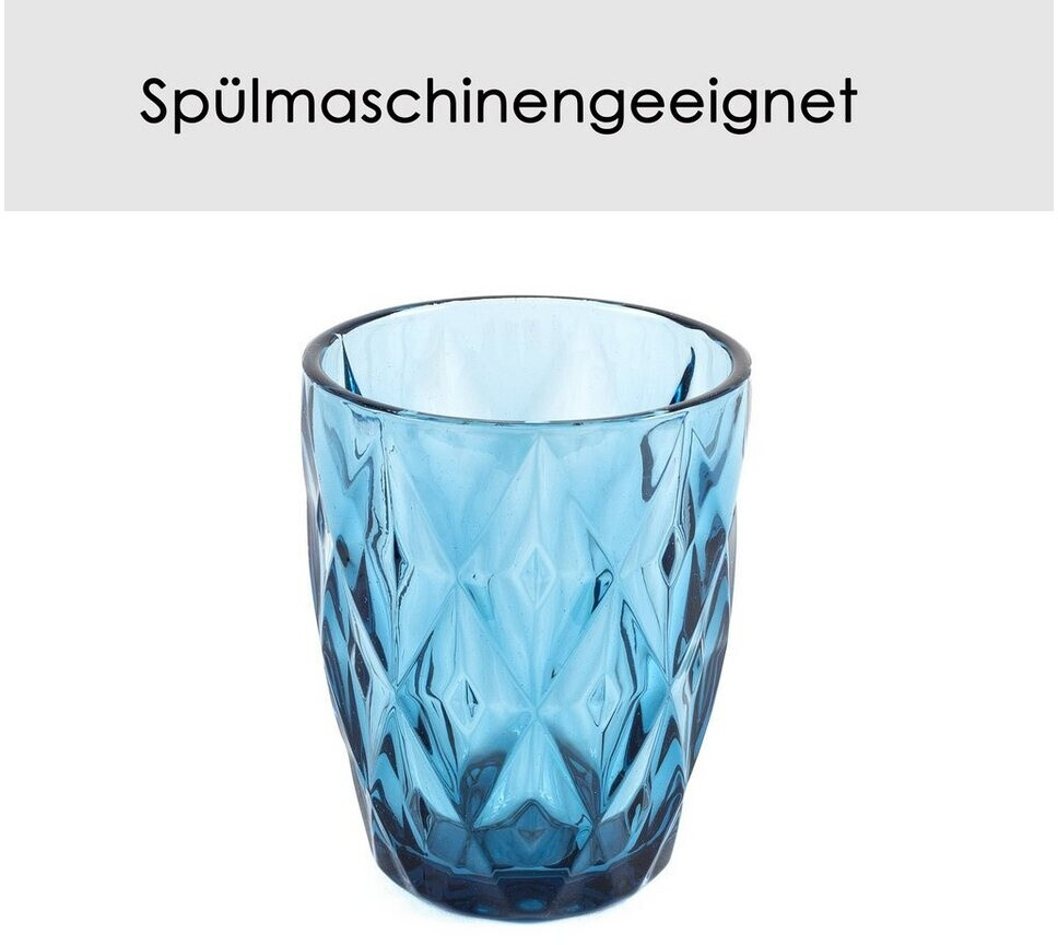 Hanseküche Trinkgläser Set 6x 250ml, bunt, spülmaschinenfest (10-TDHP-47JT) ab 23,95 € (Oktober 2026)
