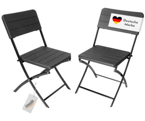 Lemodo Klappstuhl 2er-Set, schwarz, Holz-Optik (TB017) ab 50,95 € (Oktober 2026)