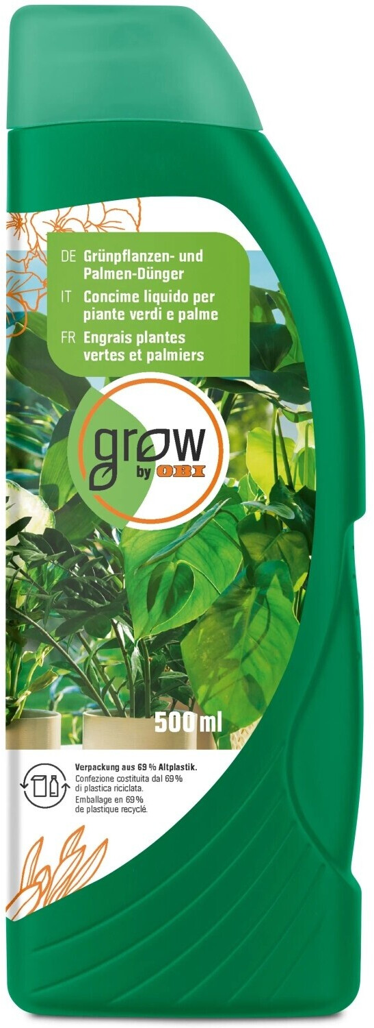GROW by OBI Grnpflanzen- und Palmen-Dnger 500 ml ab 7.29  | Vergleiche 1  Angebote auf idealo.de