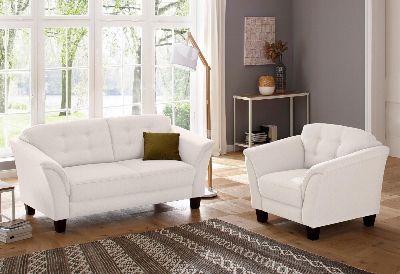 Home Affaire Trondheim 3-Sitzer Sofa Federkern Flachgewebe beige (Trondheim) ab 703,99 € (Oktober 2026)