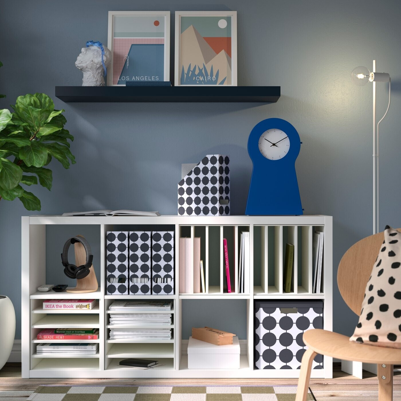 Ikea KALLAX Einsatz mit 4 Böden, weiß, 33x33cm (404.237.19) ab 30,00 € (Oktober 2026)
