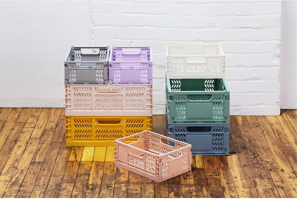 3 Sprouts Modern Folding Crate Klappbox Groß, Kunststoff, Rosa (UCLGPN) ab 21,95 € (Oktober 2026)
