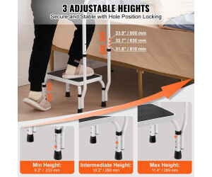 Vileda Marchepied Pliable 23 Cm - Charge 150 Kg, Antidérapant - Tabouret Pour Adultes Et Enfants