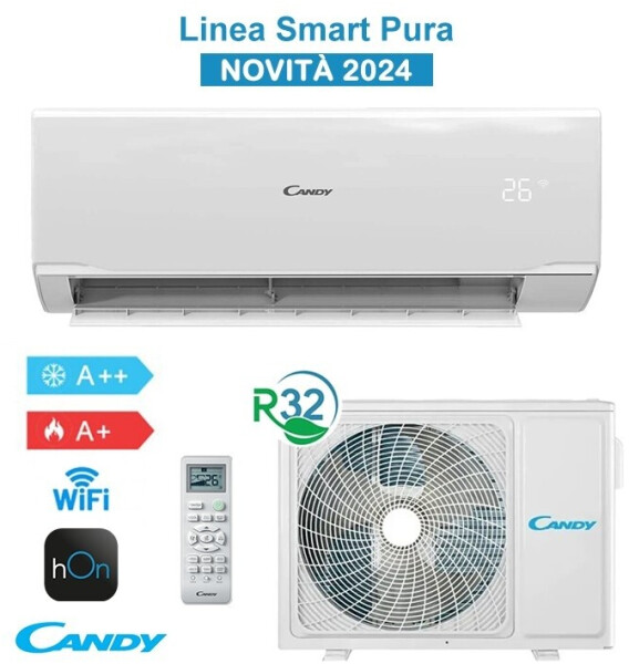 Candy Pura Monosplit Klimaanlage 12000BTU WiFi A++/A+ R32 (CY12RA), Bild 3