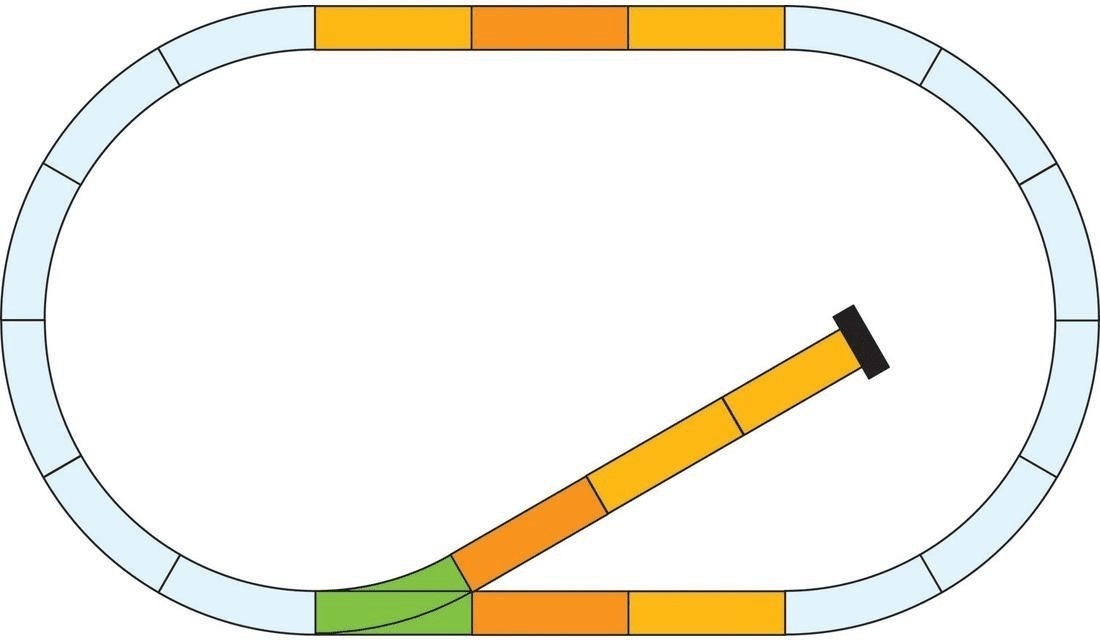 Piko Set d'extension de voie G avec heurtoir (35301)
