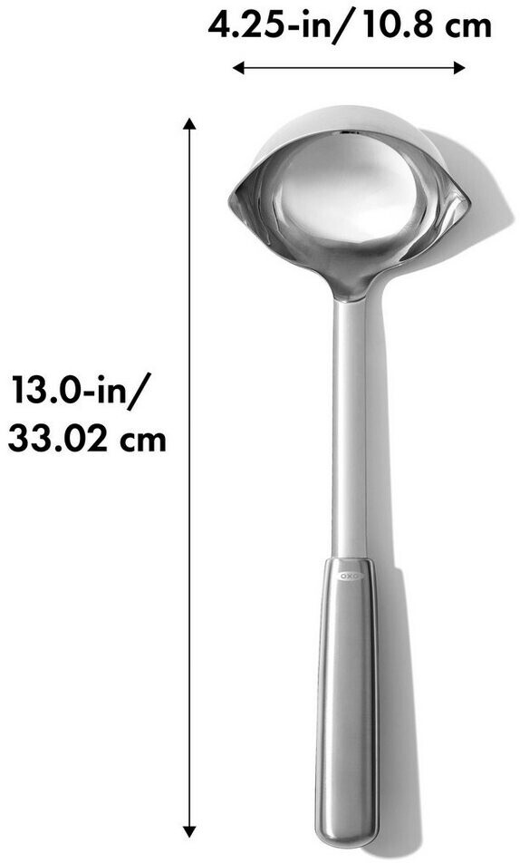 OXO SteeL Stößel 22,9 Cm – Mit Nylonkopf, Rutschfestem Griff, Spülmaschinenfest, Für Cocktails & Crushed Ice