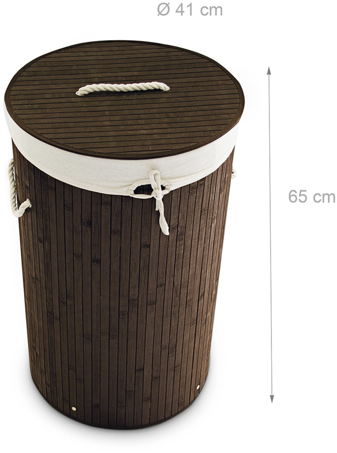 Relaxdays Wschekorb Bambus faltbar rund 3er-Set ab 59.95  | Vergleiche 5  Angebote auf idealo.de