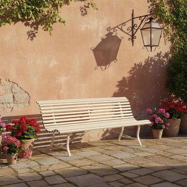 Fermob Louisiane Gartenbank 200cm, Stahl, Latte-Beige (Louisiane 200) ab 755,00 € (Oktober 2026)
