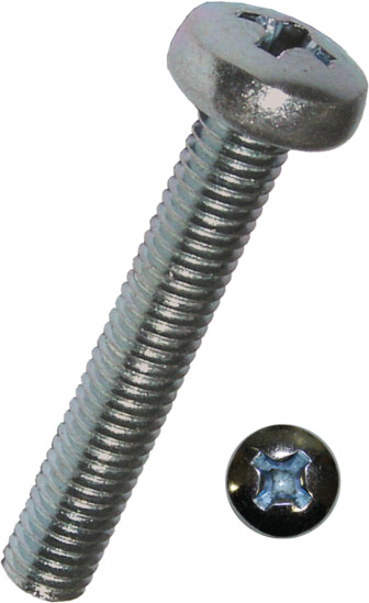 100 Stück Fastenere Maschinenschrauben 10-32 X 3/8 Zoll – Linsenkopf, Edelstahl, Phillips