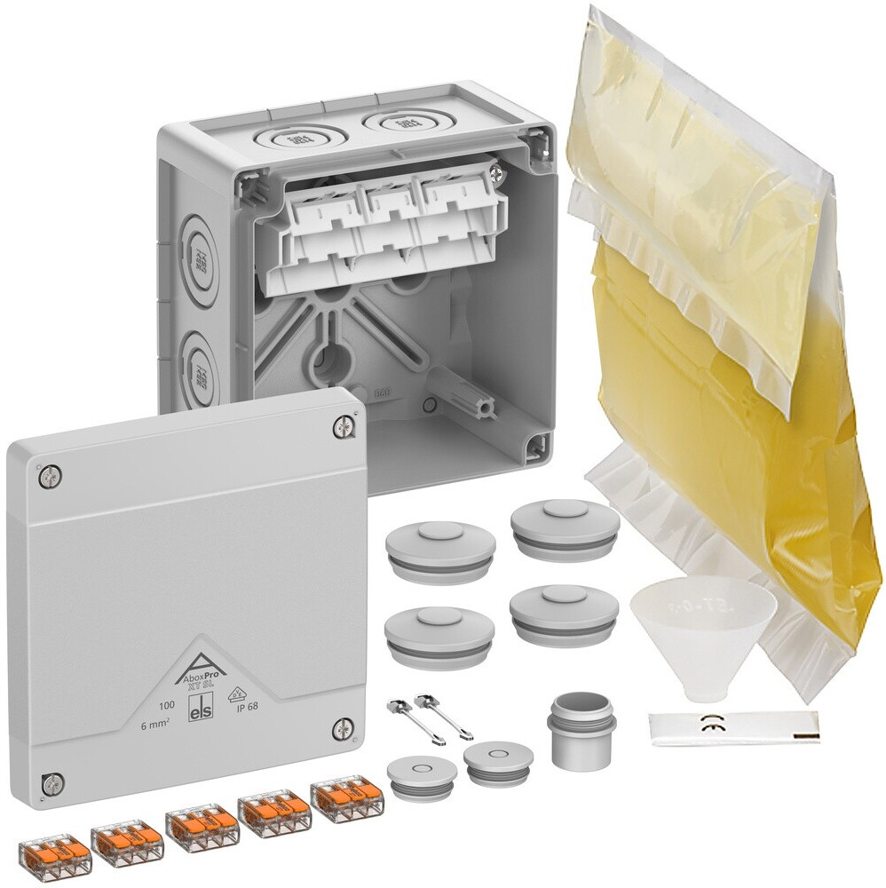 Spelsberg Abox 025/2-L Abzweigkasten IP66 – 152x87x52mm, Grau, Für Draußen!