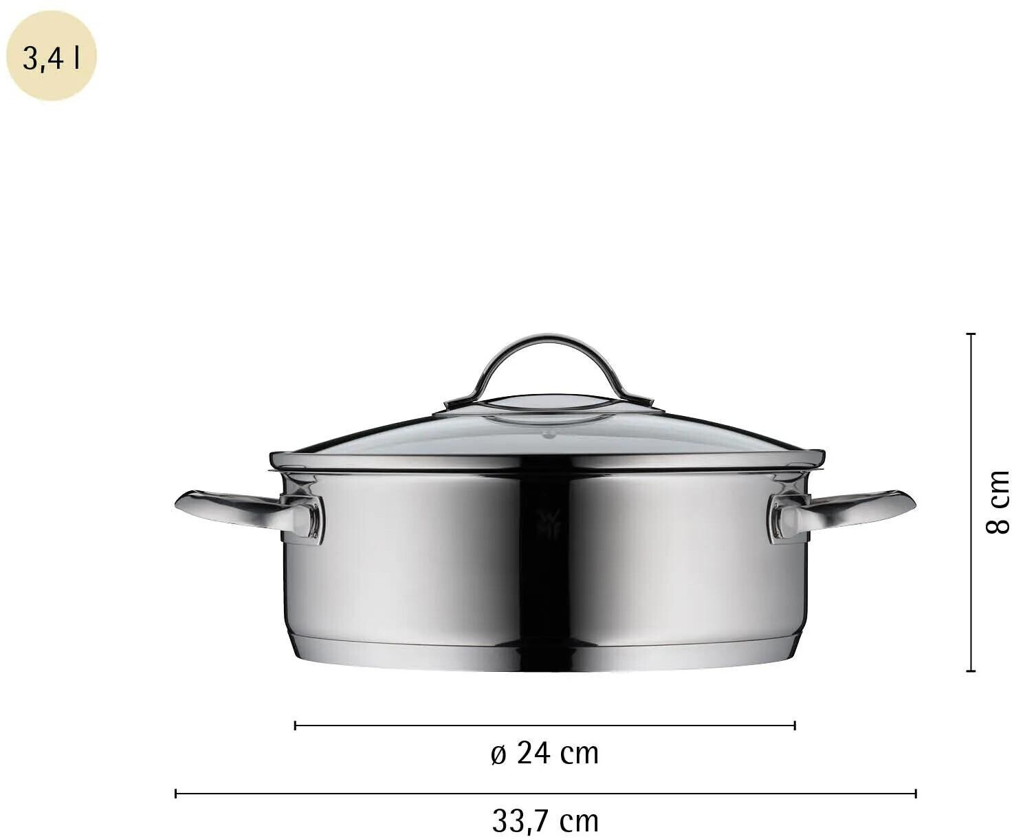 WMF Devil Servier-Schmorpfanne mit Glasdeckel 24 cm ab 59,99 € (Oktober 2026)