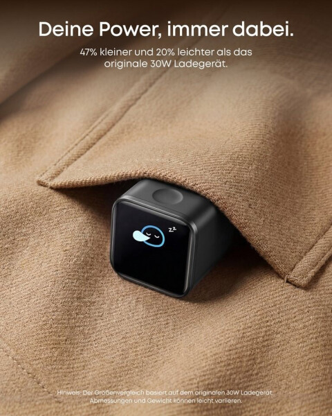 Anker Nano Ladegerät (45W, Smart Display) schwarz, Bild 5
