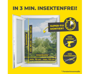 EASYmaxx Fensterrahmen Insect Protect Teleskop-Insektenschutzgitter ...