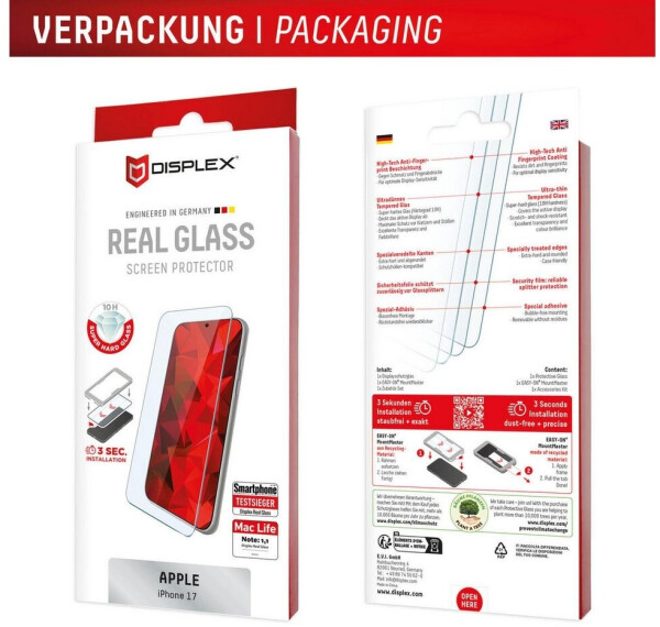 Displex Real Glass MountMaster Apple iPhone 17, Bild 9
