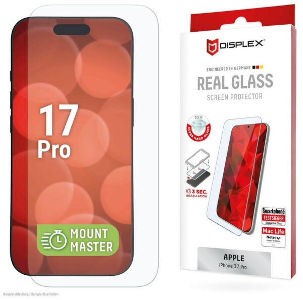 Displex Real Glass MountMaster Apple iPhone 17 Pro