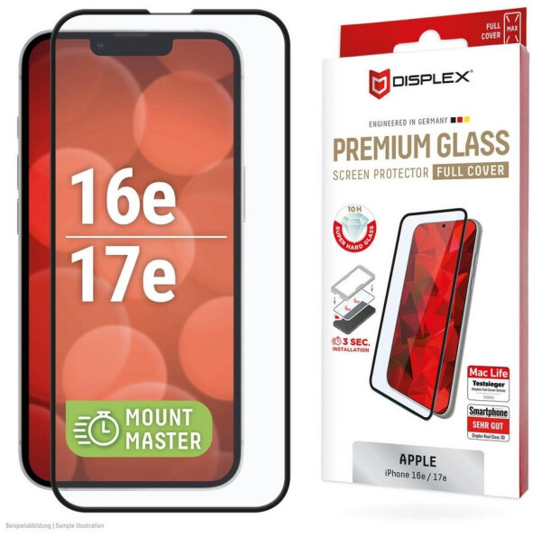 Displex Premium Glass MountMaster Apple iPhone 16e / 17e