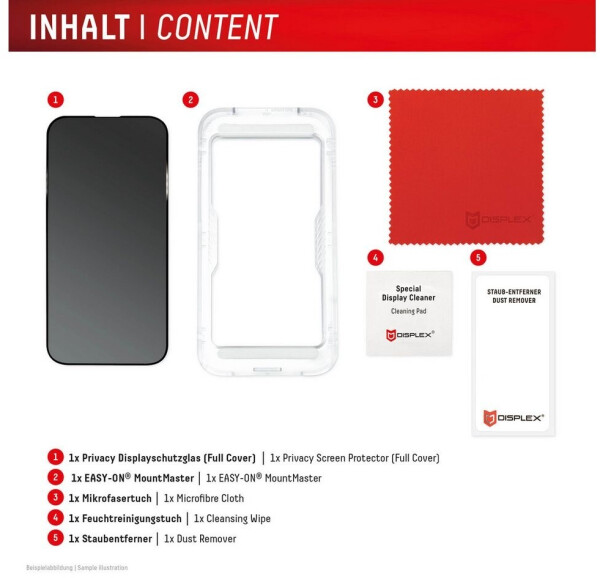 Displex Privacy Glass MountMaster Apple iPhone 17 Pro, Bild 11