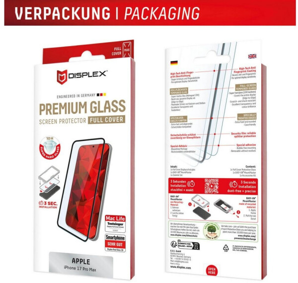 Displex Premium Glass MountMaster Apple iPhone 17 Pro Max, Bild 9