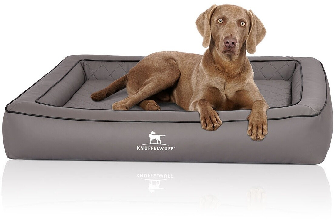 Knuffelwuff Orthopdisches Hundebett aus Laser gestepptem Kunstleder  Hampstead ab 114.95  | Vergleiche 2 Angebote auf idealo.de