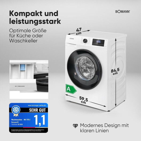 Bomann WA 7175.1 weiß, Bild 7