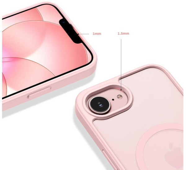 Tech-Protect BasicMag MagSafe Case for iPhone 16e / 17e Pink Matte, Bild 3