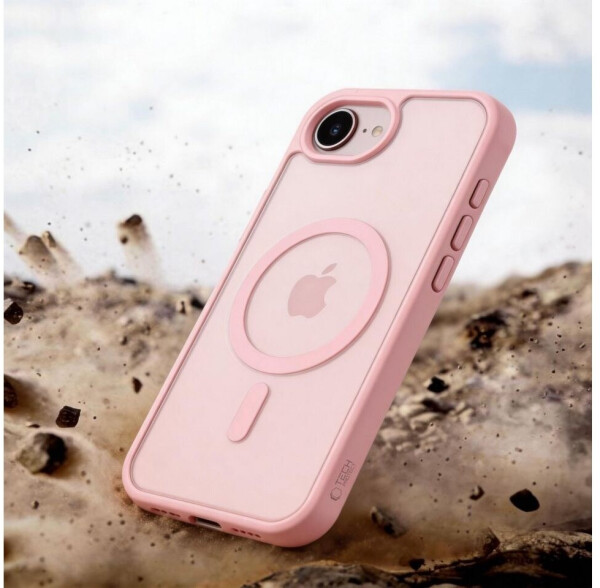 Tech-Protect BasicMag MagSafe Case for iPhone 16e / 17e Pink Matte, Bild 7