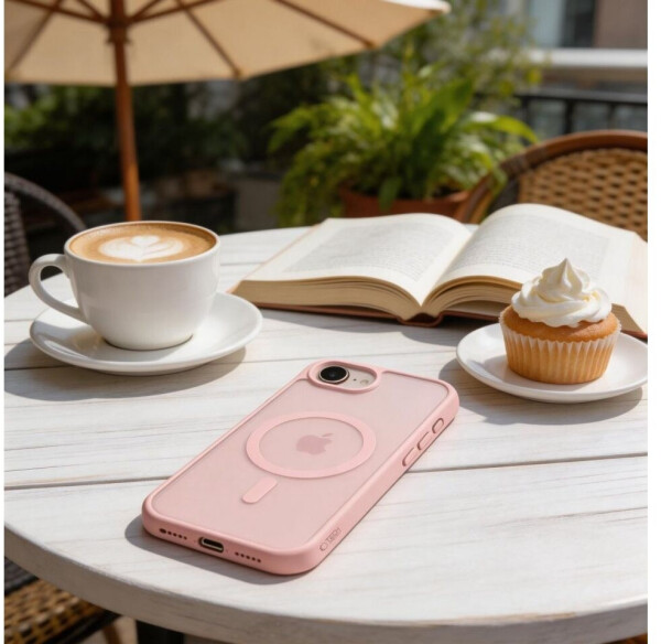 Tech-Protect BasicMag MagSafe Case for iPhone 16e / 17e Pink Matte, Bild 8