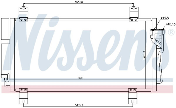 Nissens Kondensator Klimaanlage 940032, Bild 6