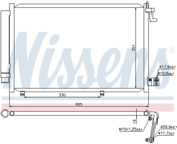 Nissens Kondensator Klimaanlage 940108, Bild 6