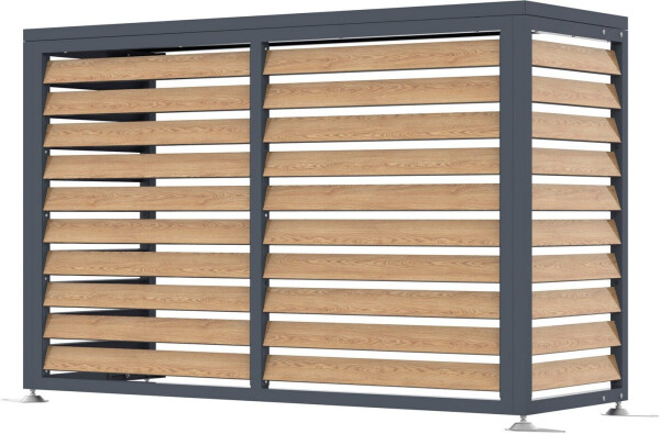 Westmann Verkleidung Wärmepumpe Boxa M anthrazit/holzoptik