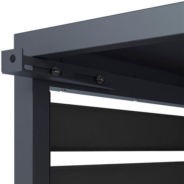 Westmann Verkleidung Wärmepumpe Boxa M anthrazit/holzoptik, Bild 11