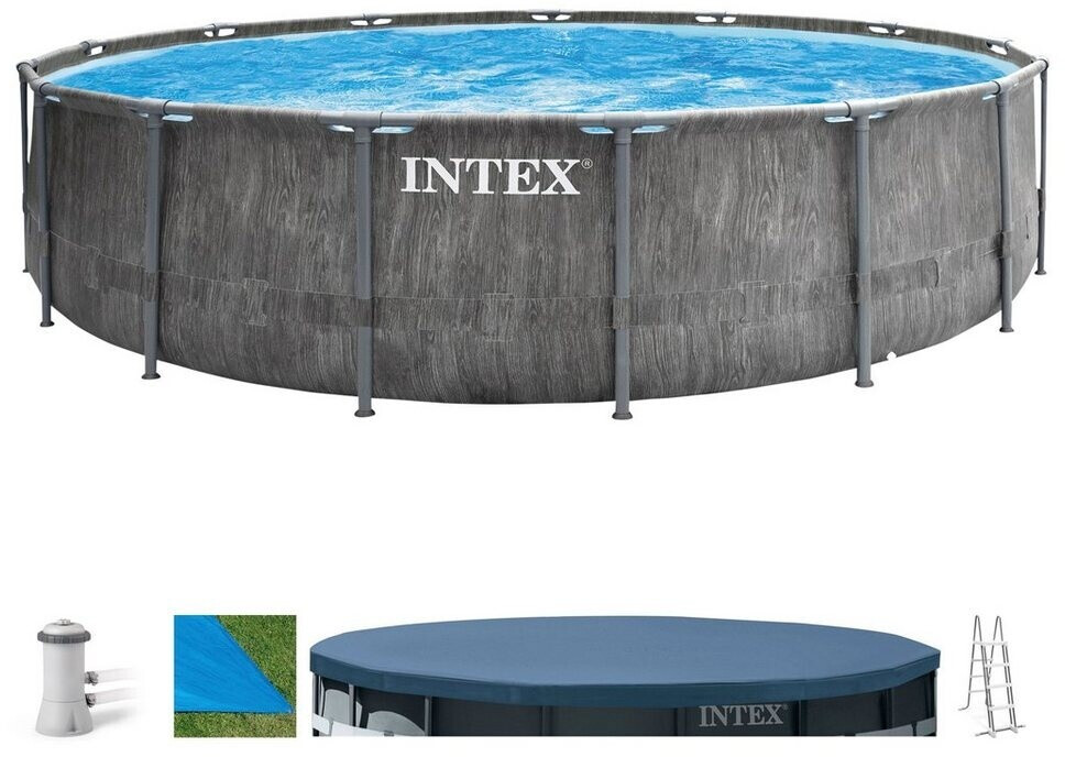 Intex Greywood Prism Frame Pool 457x122cm (26742GN) ab 412,72 ...