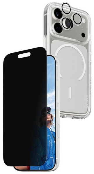 PanzerGlass CARE 3-in-1 Privacy Bundle iPhone 17 Pro