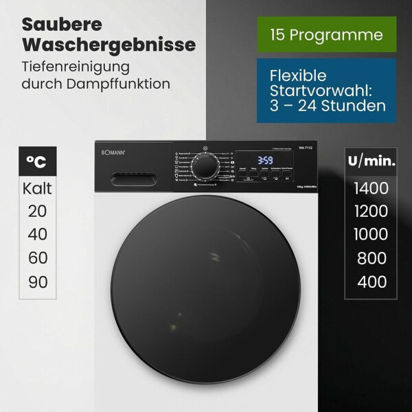 Bomann WA 7112 weiß, Bild 5