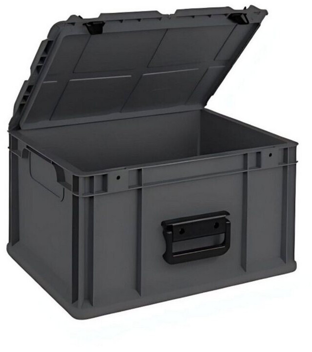 Produktbild von PROREGAL Eurobox NextGen Color – 34 Liter, 17x40x60cm, Blau, Geschlossene Griffe, Glatter Boden, Stabiler Stapelbehälter