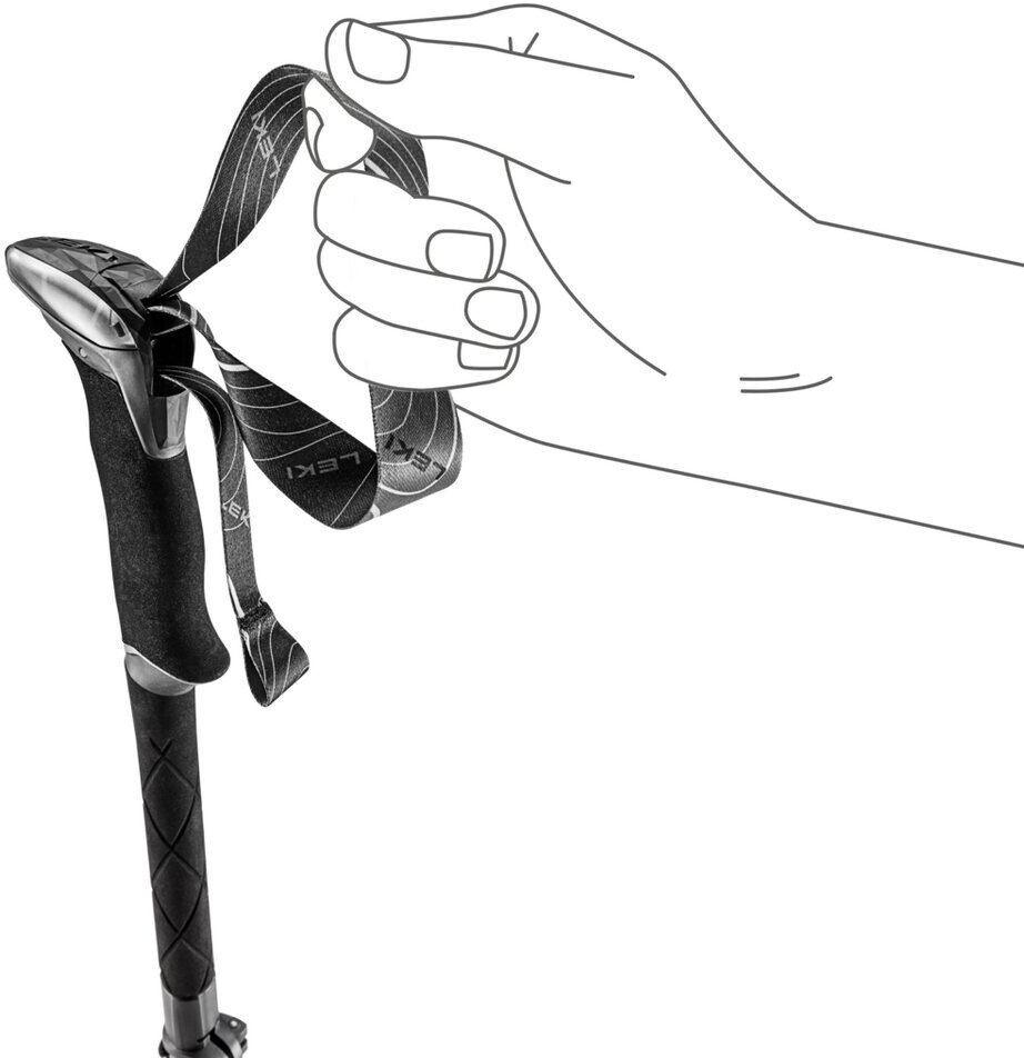 Leki Makalu FX TA Compact silver/greygreen/white ab 128.4 ...