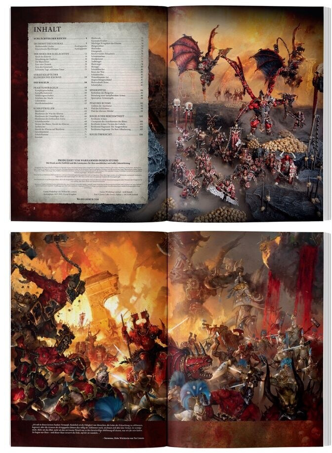 Games Workshop Warhammer Age of Sigmar - Kriegsbuch des Chaos: Blades ...