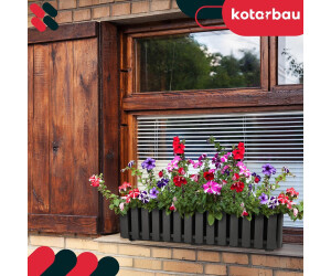 Kotarbau Blumenkasten Balkon Kunststoff Grau 58x18x16cm 6er-Set ab 67.98   | Vergleiche 4 Angebote auf idealo.de