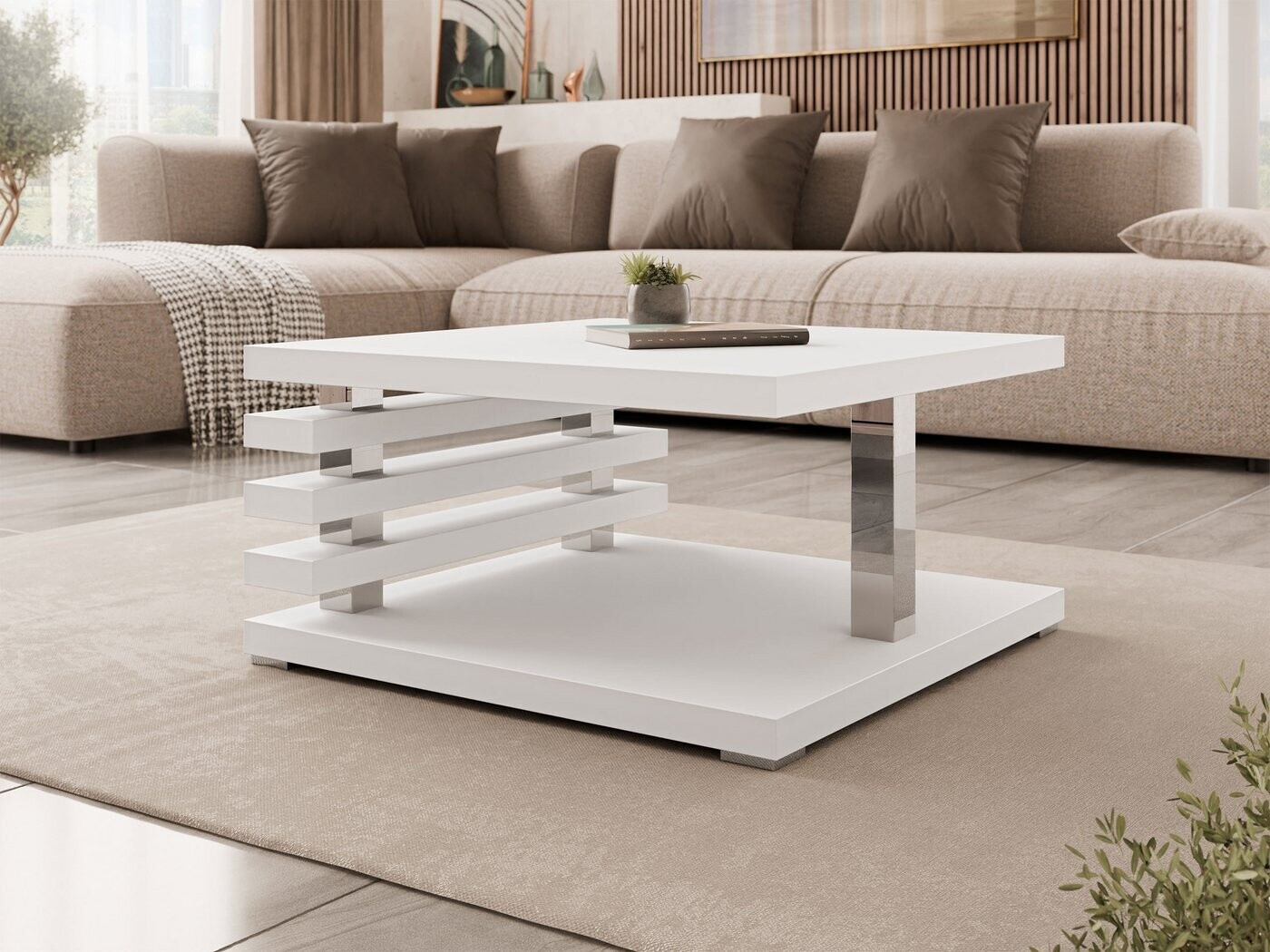 Mirjan24 Kyoto Couchtisch Modern, Weiß/Schwarz ab 115,00 € (Oktober 2026)