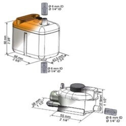Sauermann SI-30 Kondensatpumpe mit separatem Schwimmermodul (SI-30), Bild 3
